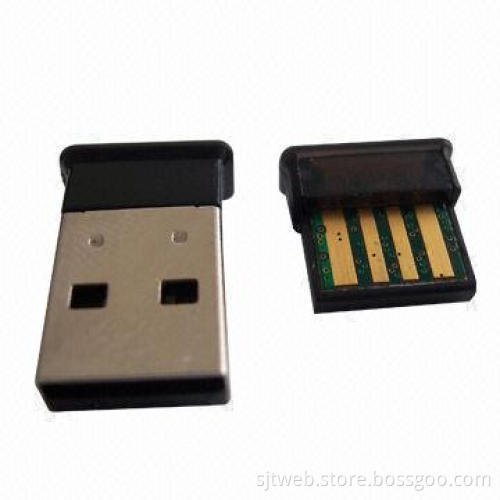 Super Mini USB Bluetooth Dongles with 10m Coverage and 3Mbps Maximum Data Transfer